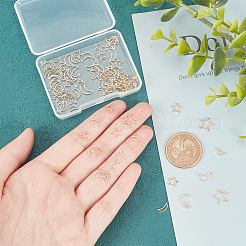 80Pcs 4 Style Brass Linking Rings&nbsp;KK-PH0010-30