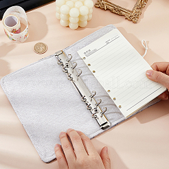 Polyester Loose-leaf Planner Notebook Cover&nbsp;OFST-WH0050-041A