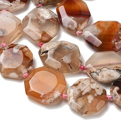 Natural Cherry Blossom Agate Beads Strands&nbsp;GG-CBAD7AB-04
