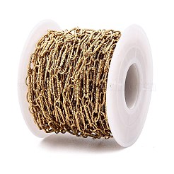 10M Ion Plating(IP) 304 Stainless Steel Oval Link Chains&nbsp;CHS-T006-04G