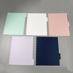 Plastic Discbound Notebook Index Divider Sheets&nbsp;OFST-WH0002-26