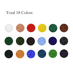 FGB 360G 18 Colors 12/0 Grade A Round Glass Seed Beads&nbsp;SEED-JP0012-14-2mm