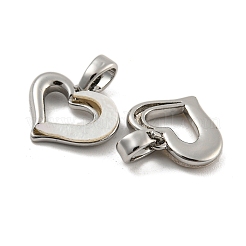Brass Pave Shell Charms&nbsp;KK-G490-42P