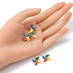 Alloy Enamel Pendants&nbsp;ENAM-YW0002-35A