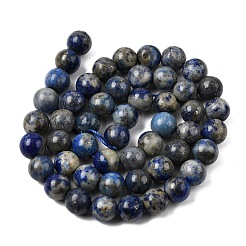 Natural Lapis Lazuli Beads Strands&nbsp;G-J396-8mm