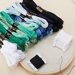 3 Sets 3 Style 6-Ply Polyester Embroidery Floss&nbsp;OCOR-GF0003-41B