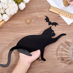 Cat & Bat Acrylic Door Topper&nbsp;AJEW-WH0596-009