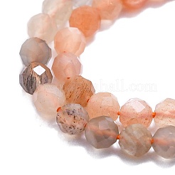 Natural Multi-Moonstone Beads Strands&nbsp;G-P457-A01-24