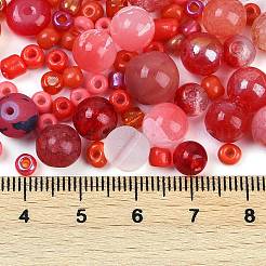 DIY Lampwork Beads & Glass Seed Beds Jewelry Making Findings Kits&nbsp;SEED-K010-01E