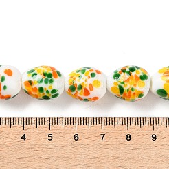 Handmade Lampwork Beads Strands&nbsp;LAMP-Q036-08C