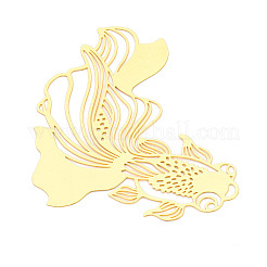 Brass Filigree Big Pendants&nbsp;KKC-T003-07G