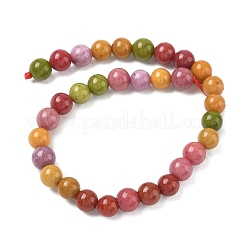 Dyed Natural Malaysia Jade Beads Strands&nbsp;G-G021-02A-26