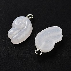 Opaque Resin Pendants&nbsp;FIND-M035-01D