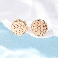 Brass Stud Earrings&nbsp;EJEW-D288-03G