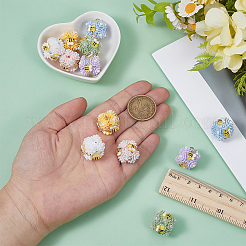 12Pcs 6 Colors Handmade Polymer Clay Beads&nbsp;CLAY-FG0001-01B