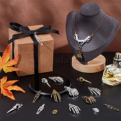 60Pcs 10 Styles Alloy Pendants&nbsp;FIND-FG0002-80