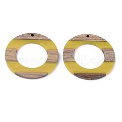 Resin & Walnut Wood Pendants&nbsp;RESI-R428-02B