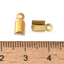 Ion Plating(IP) 304 Stainless Steel Folding Crimp Cord Ends&nbsp;FIND-Q118-01G-03