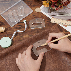 Acrylic Belt Groove Quilting Templates&nbsp;DIY-BC0013-99