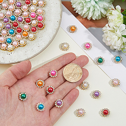 160Pcs Plastic Sew on Rhinestone&nbsp;FIND-HS0002-24