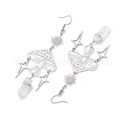 201 Stainless Steel Mushroom Dangle Earring&nbsp;EJEW-JE05759