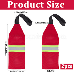 2Pcs Oxford Fabric Reflective Safety Flag for Kayaks&nbsp;AJEW-GF0014-19B