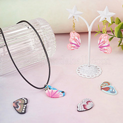 90Pcs 9 Colors Handmade Polymer Clay Pendants&nbsp;CLAY-TA0001-22