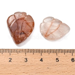 Natural Hematoid Quartz/Ferruginous Quartz Carved Pendants&nbsp;G-G300-01A