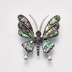 Abalone Shell/Paua Shell Brooches/Pendants&nbsp;SHEL-S275-37A