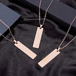 304 Stainless Steel Pendants&nbsp;STAS-UN0013-42RG