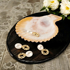 4Pcs Natural Cultured Freshwater Pearl Pendant&nbsp;PALLOY-TAC0179