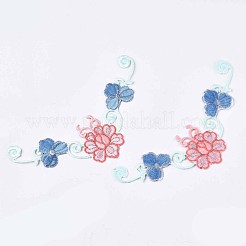 Computerized Embroidery Non Woven Fabric Iron On/Sew On Patches&nbsp;AJEW-T010-04E
