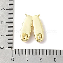 Brass Micro Pave Cubic Zirconia Pendants&nbsp;KK-F929-10G