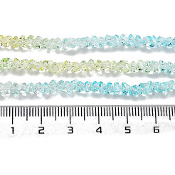 Transparent Glass Bead Strands&nbsp;X-GLAA-H023-03A
