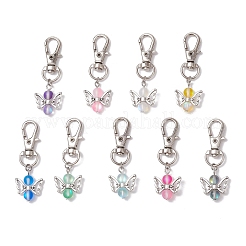 Angel Synthetic Moonstone Pendant Decorations&nbsp;HJEW-JM03146