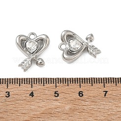 Alloy Rhinestone Pendants&nbsp;RB-CBA7D90-02P