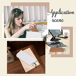 4Pcs 4 Colors Imitation Leather Open Eyeglass Cases&nbsp;AJEW-CN0005-19B