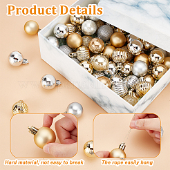 2 Sets 2 Colors Plastic Ball Hanging Pendant Decorations&nbsp;DIY-GA0005-40A