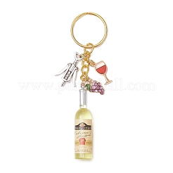 Resin & Glass & Alloy Keychain&nbsp;KEYC-JKC01158