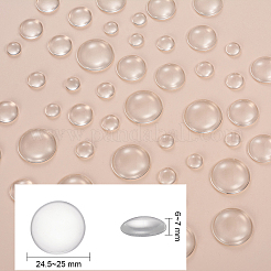 Transparent Glass Cabochons Sets&nbsp;GGLA-YW0001-02