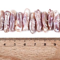 Natural Baroque Keshi Pearl Beads Strands&nbsp;PEAR-S020-H12C