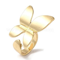 Alloy Open Cuff Rings for Women&nbsp;RJEW-S412-04G-02