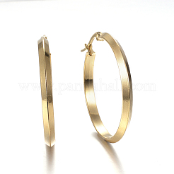304 Stainless Steel Hoop Earrings&nbsp;EJEW-P091-34A