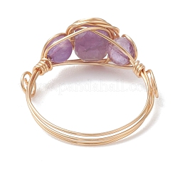 Natural Gemstone Finger Rings&nbsp;RJEW-JR00989
