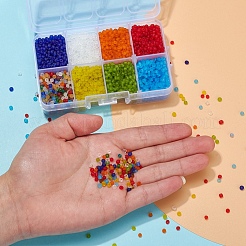 8 Colors Glass Seed Beads&nbsp;SEED-YW0001-61