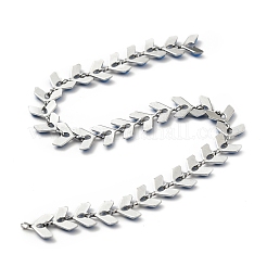 304 Stainless Steel Cobs Chains&nbsp;CHS-C004-01B-P