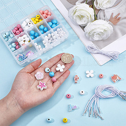 DIY Ocean Bracelet Making Kits&nbsp;DIY-BM0001-17