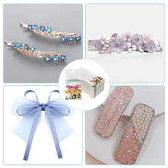 120Pcs Paper Hair Clip Display Cards&nbsp;DIY-FG0004-25B