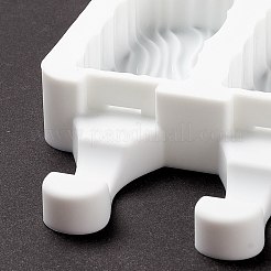 Food Grade DIY Rectangle Ice-cream Silicone Molds&nbsp;LS-DIY-D062-02B