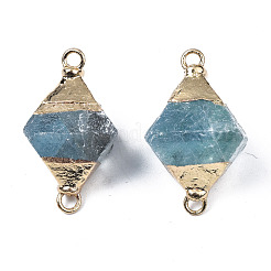Natural Fluorite Links Connectors&nbsp;G-S359-360